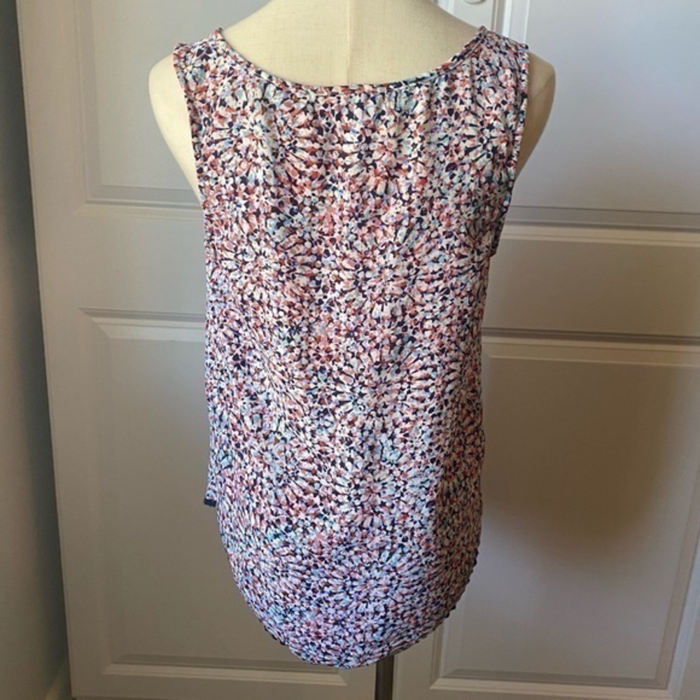 🌺 3/$25 🌺 Trixxi | Women’s Colorful Sleeveless Blouse | Sz Medium | - Picture 5 of 7